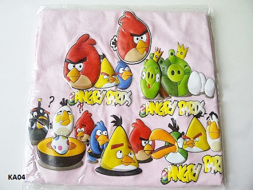 baju angry bird anak perempuan